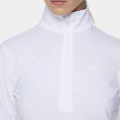 Lauryn Quarter Zip Mid Layer Valkoinen