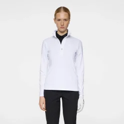 Lauryn Quarter Zip Mid Layer Valkoinen