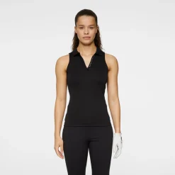 Leylo Sleeveless Top Musta