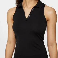 Leylo Sleeveless Top Musta