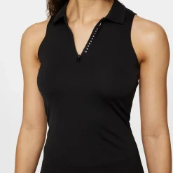 Leylo Sleeveless Top Musta