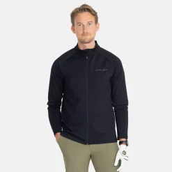 M Mid Layer LS Full-Zip Musta