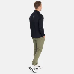 M Mid Layer LS Full-Zip Musta