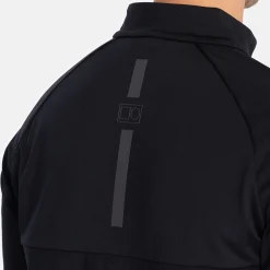 M Mid Layer LS Full-Zip Musta