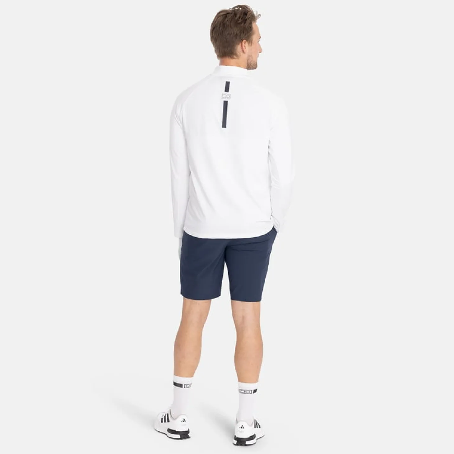 M Mid Layer LS Full-Zip Valkoinen