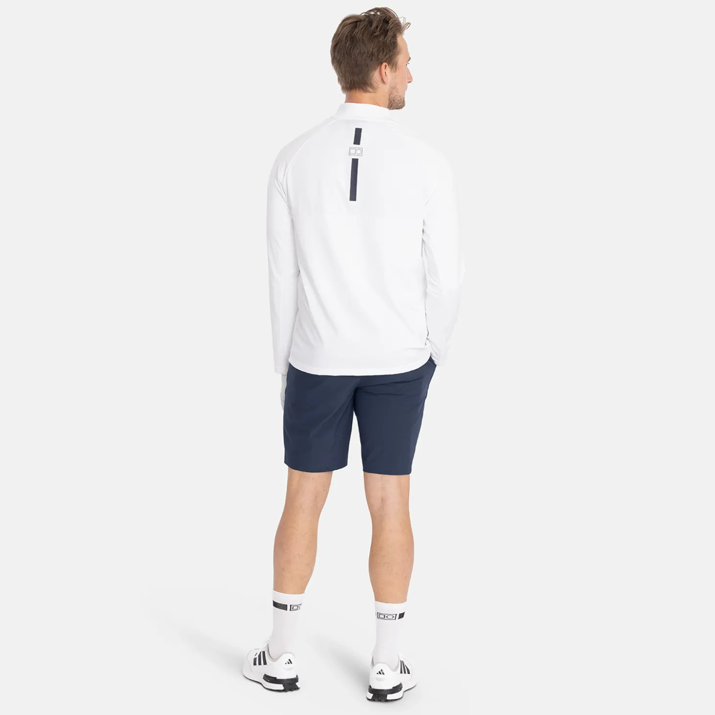 M Mid Layer LS Full-Zip Valkoinen