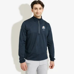 M Rc25 Cradoc Halfzip Fleece Sininen