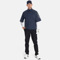 M Windbreaker SS 1/4 Zip Sininen