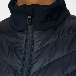 Madde Quilt Hybrid Vest Sininen