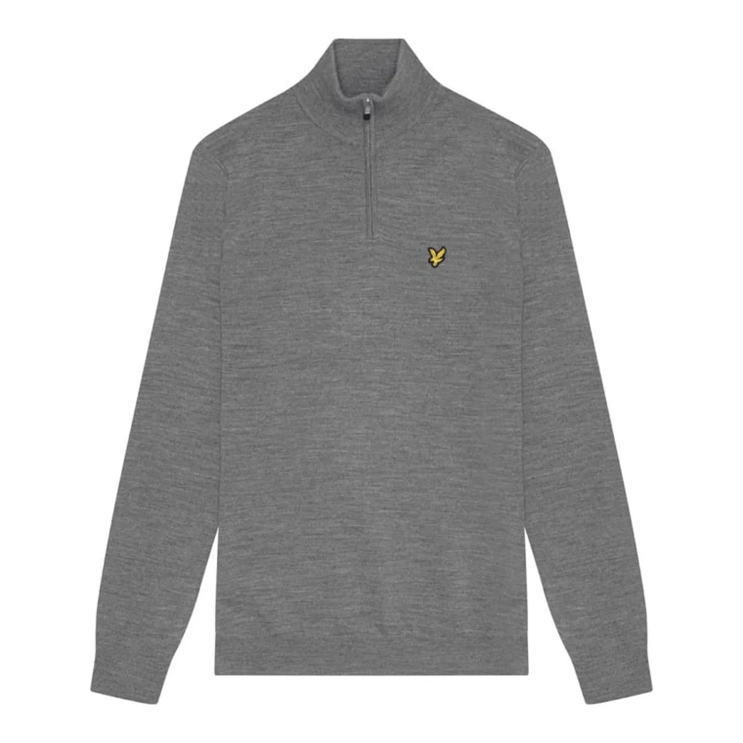 Merino Blend Quarter Zip Harmaa