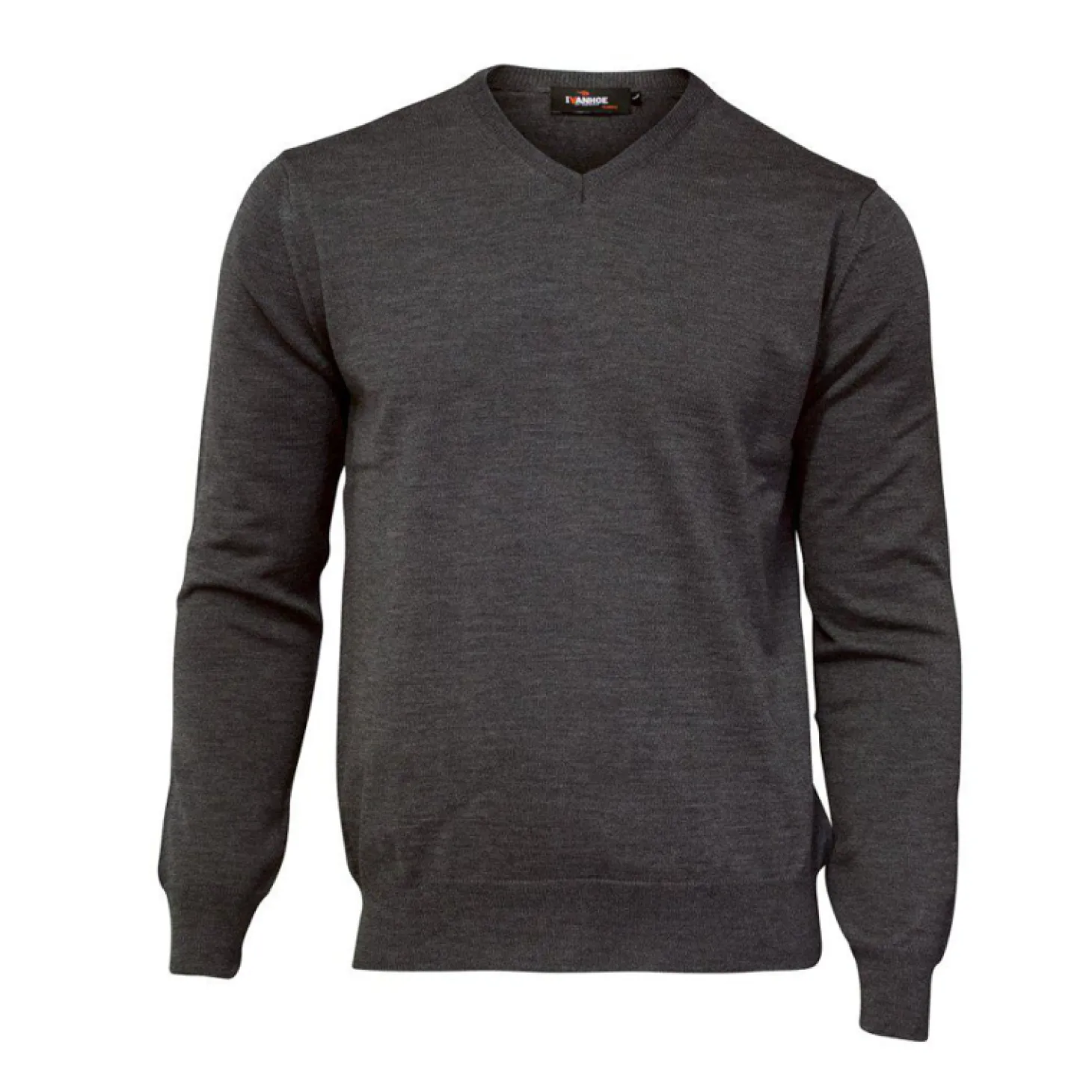 Merino V-Neck Harmaa