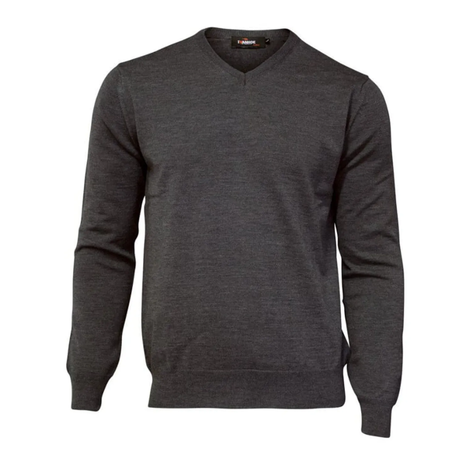 Merino V-Neck Harmaa