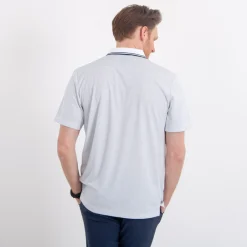 Mini Stripe Polo Valkoinen