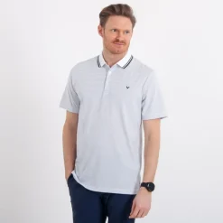 Mini Stripe Polo Valkoinen