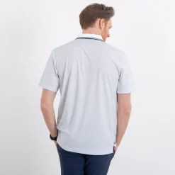 Mini Stripe Polo Valkoinen
