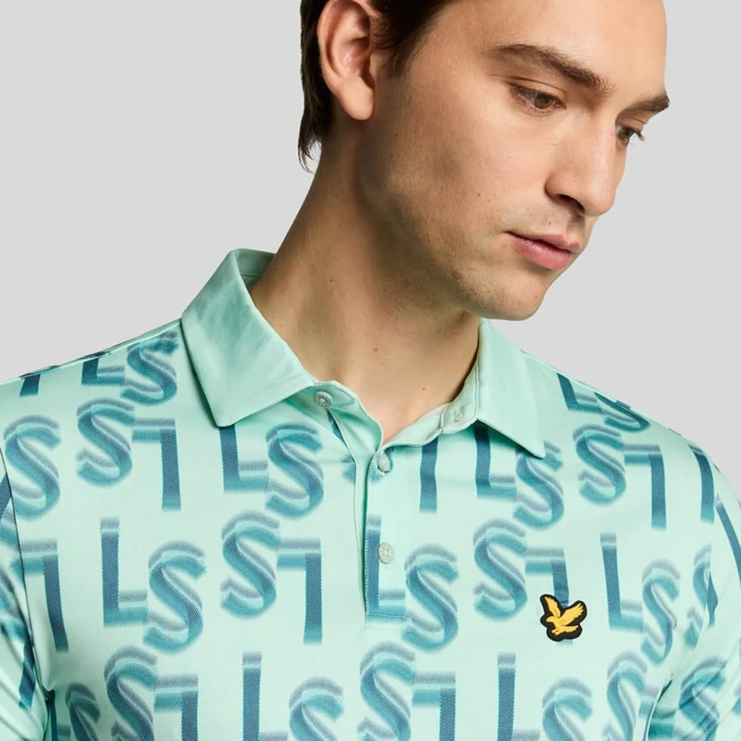Monogram Printed Polo