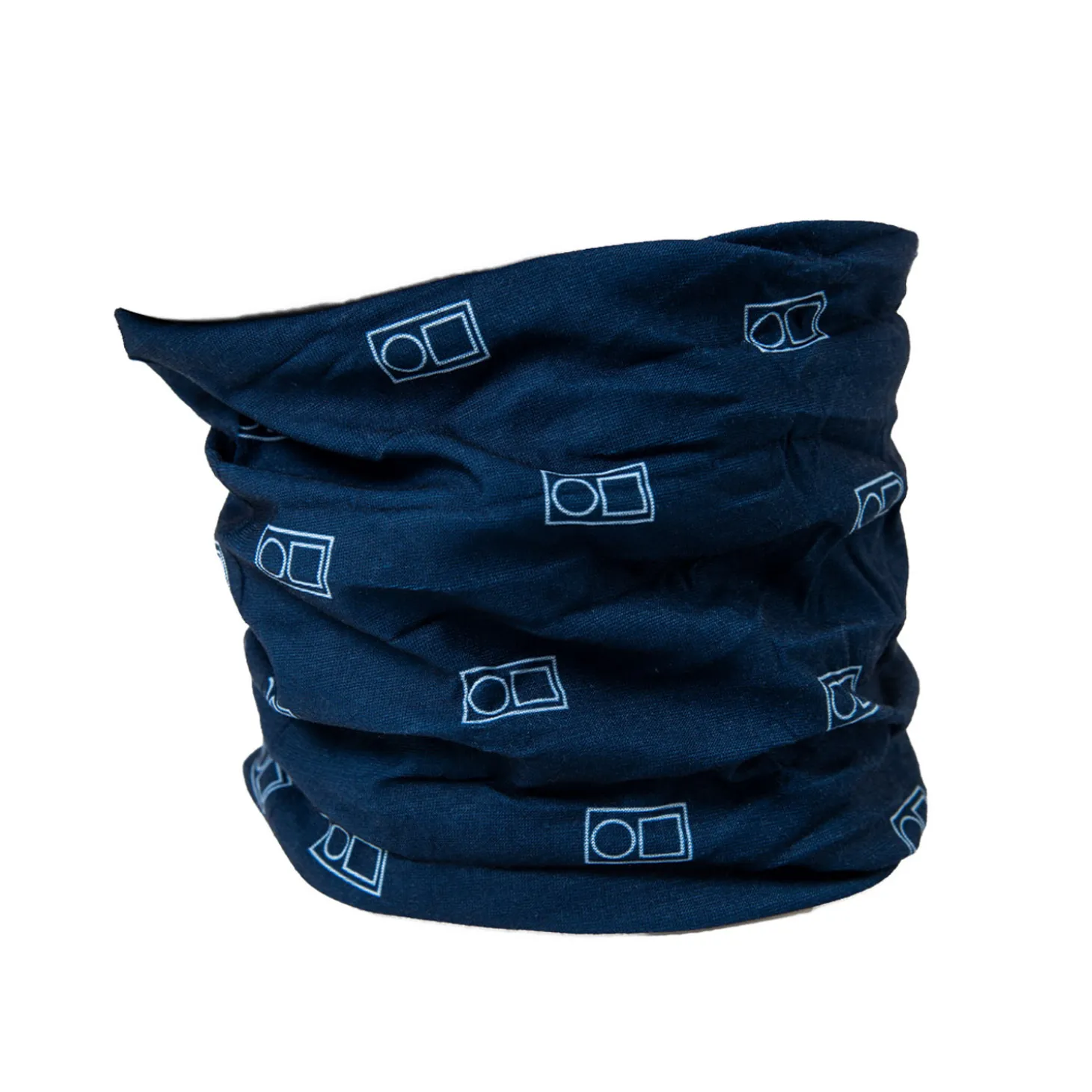Neckwarmer Tube Sininen Valkoinen