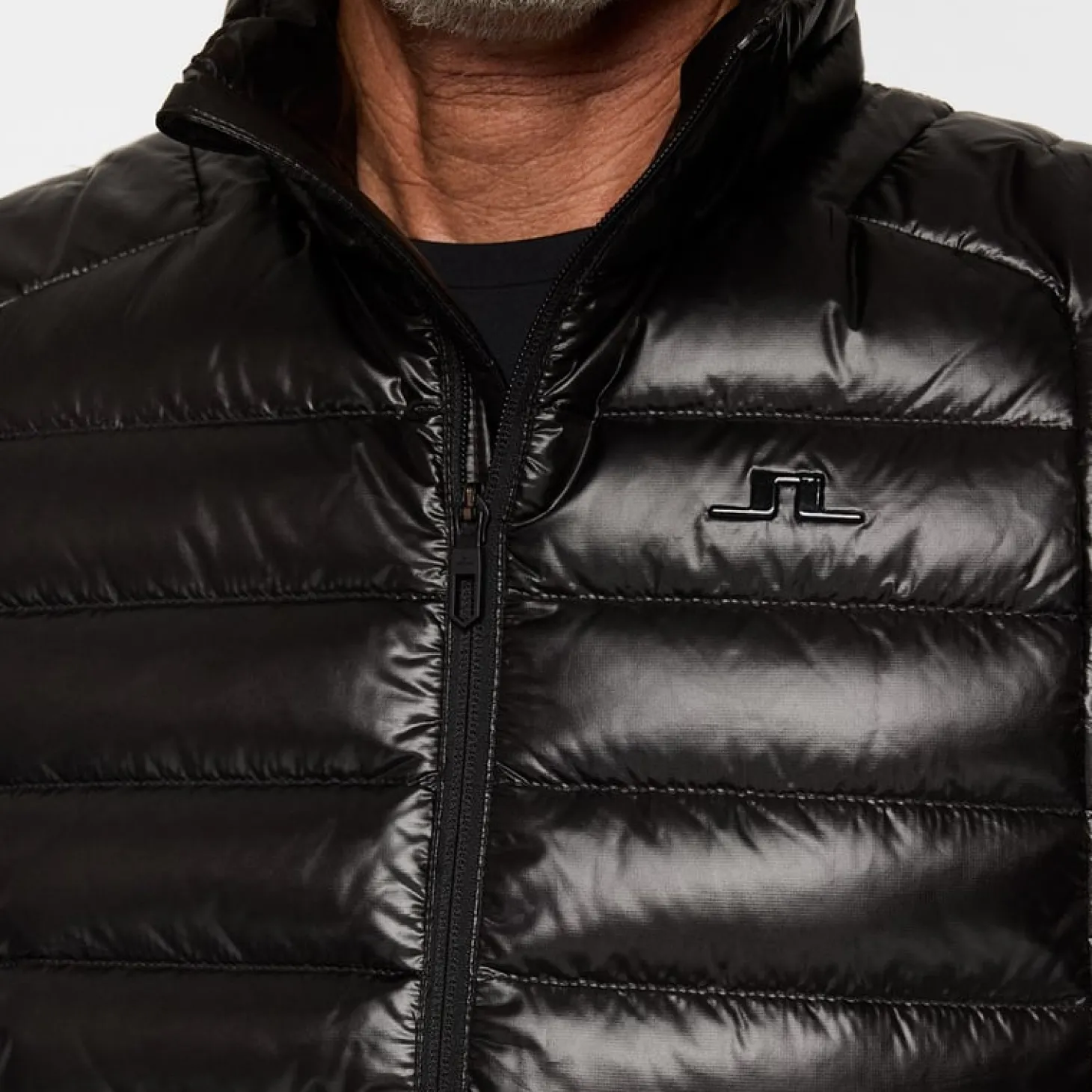 Oden Light Down Vest Musta
