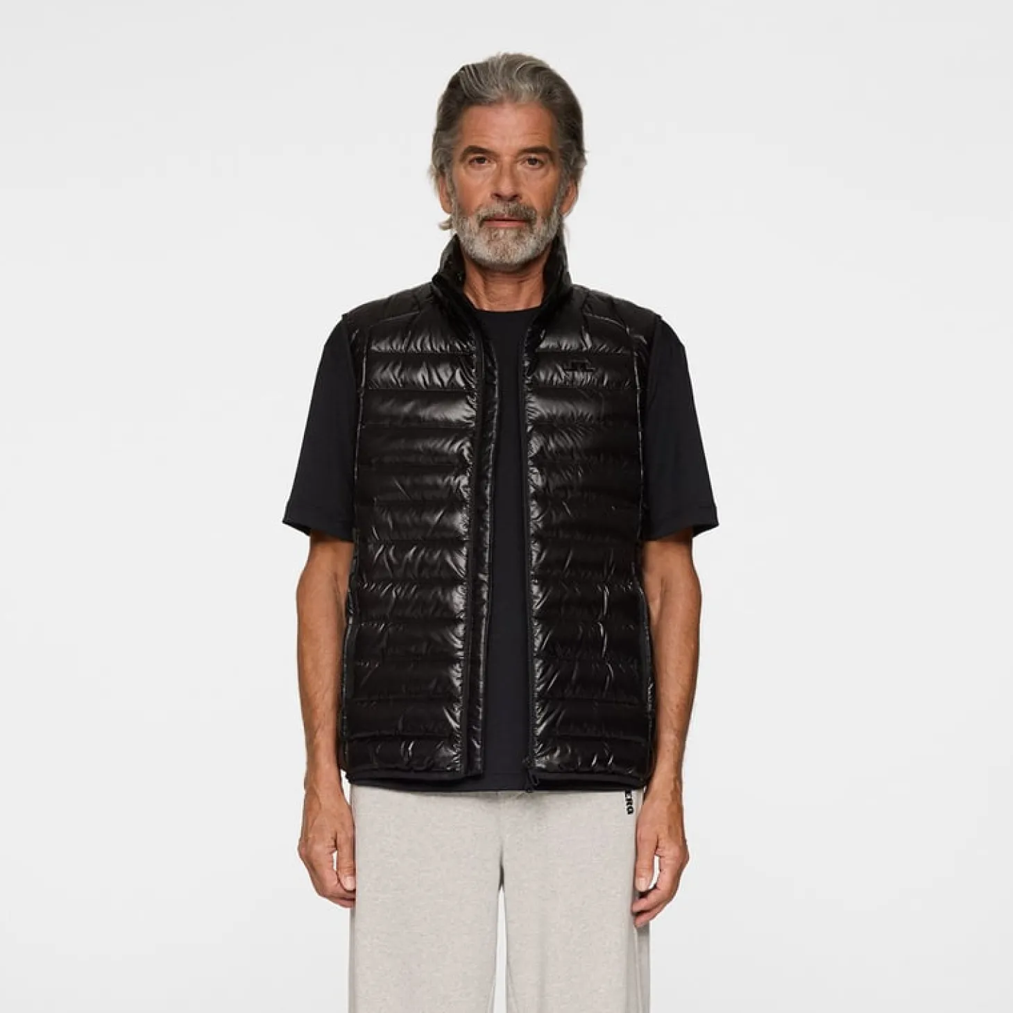 Oden Light Down Vest Musta