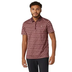 OP All Over Jacquard Colour Block Polo