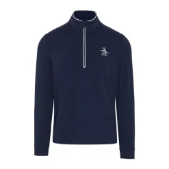 OP L/S 1/4 Zip Technica Sininen