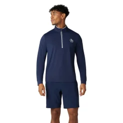 OP L/S 1/4 Zip Technica Sininen