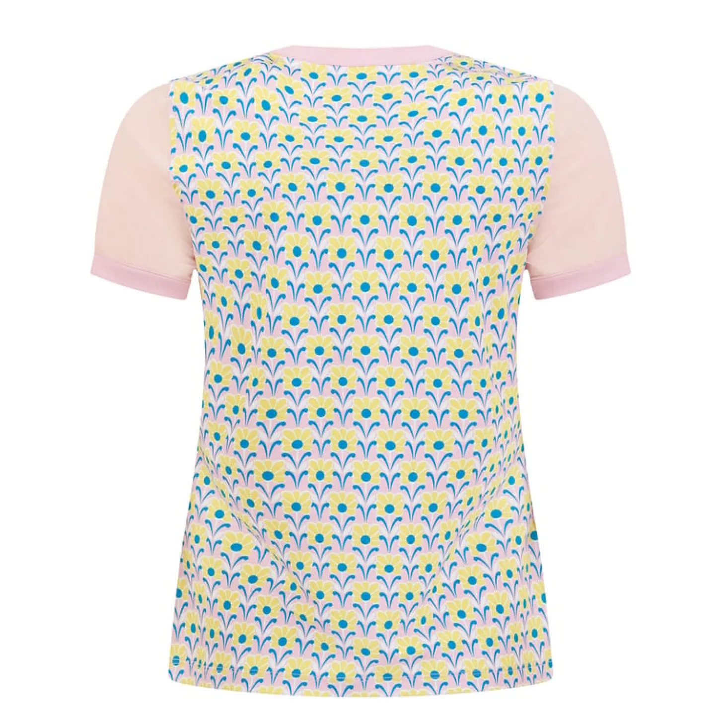 OP Ss Lattice Zip Mock