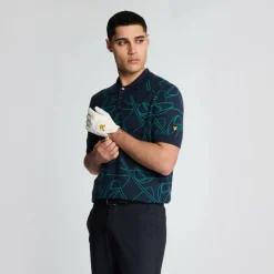 Outline Knitted Polo