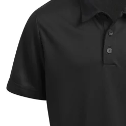 Performance Short Sleeve Polo Shirt Kids Musta