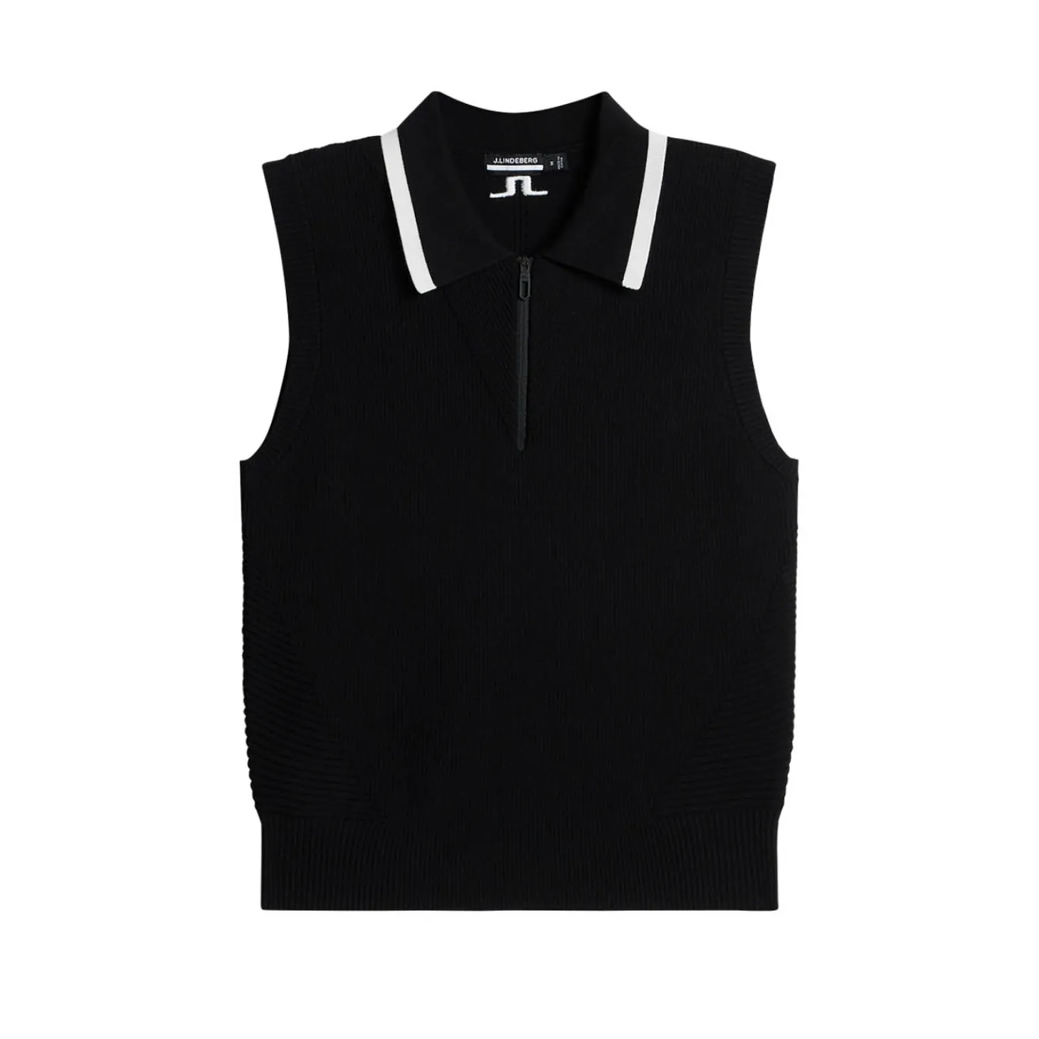 Ramona Knitted Polo Shirt Musta