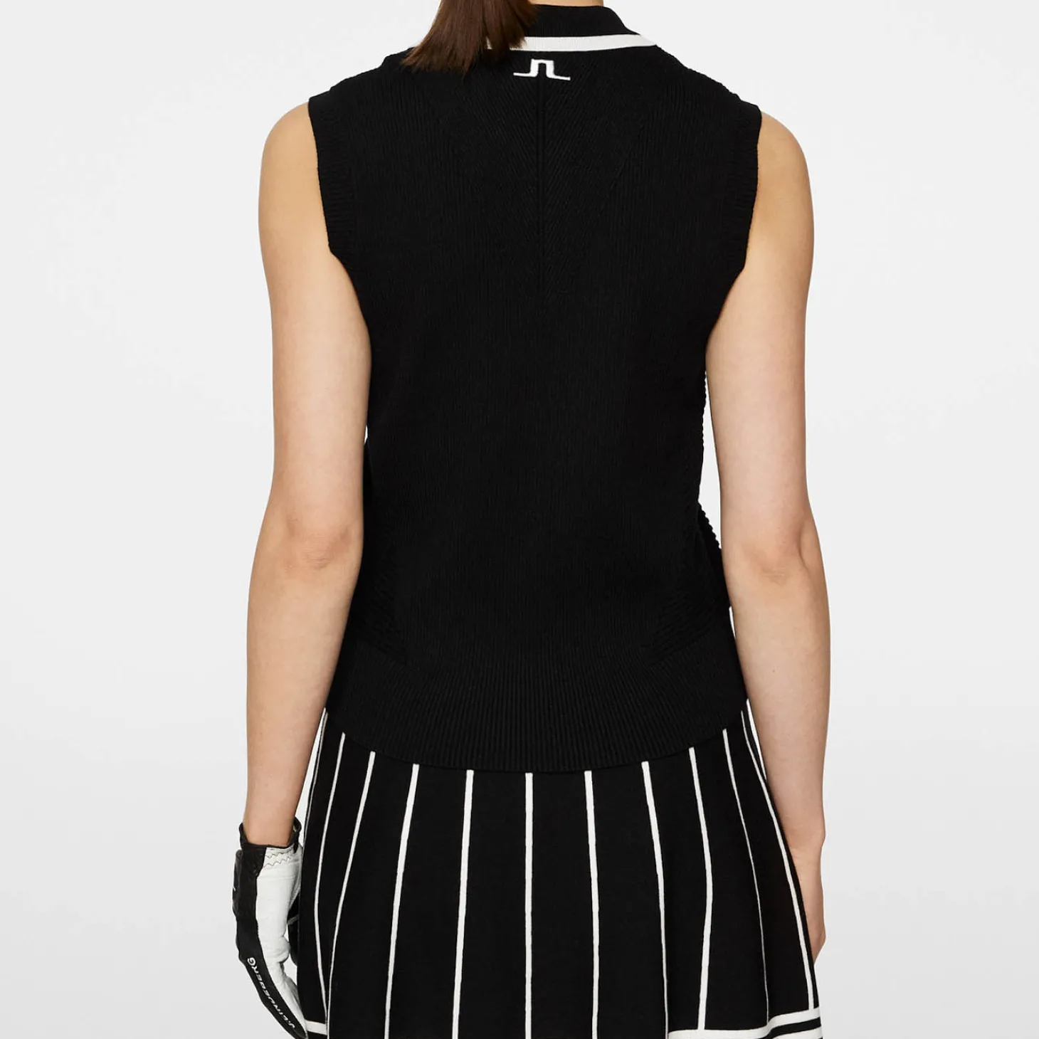 Ramona Knitted Polo Shirt Musta