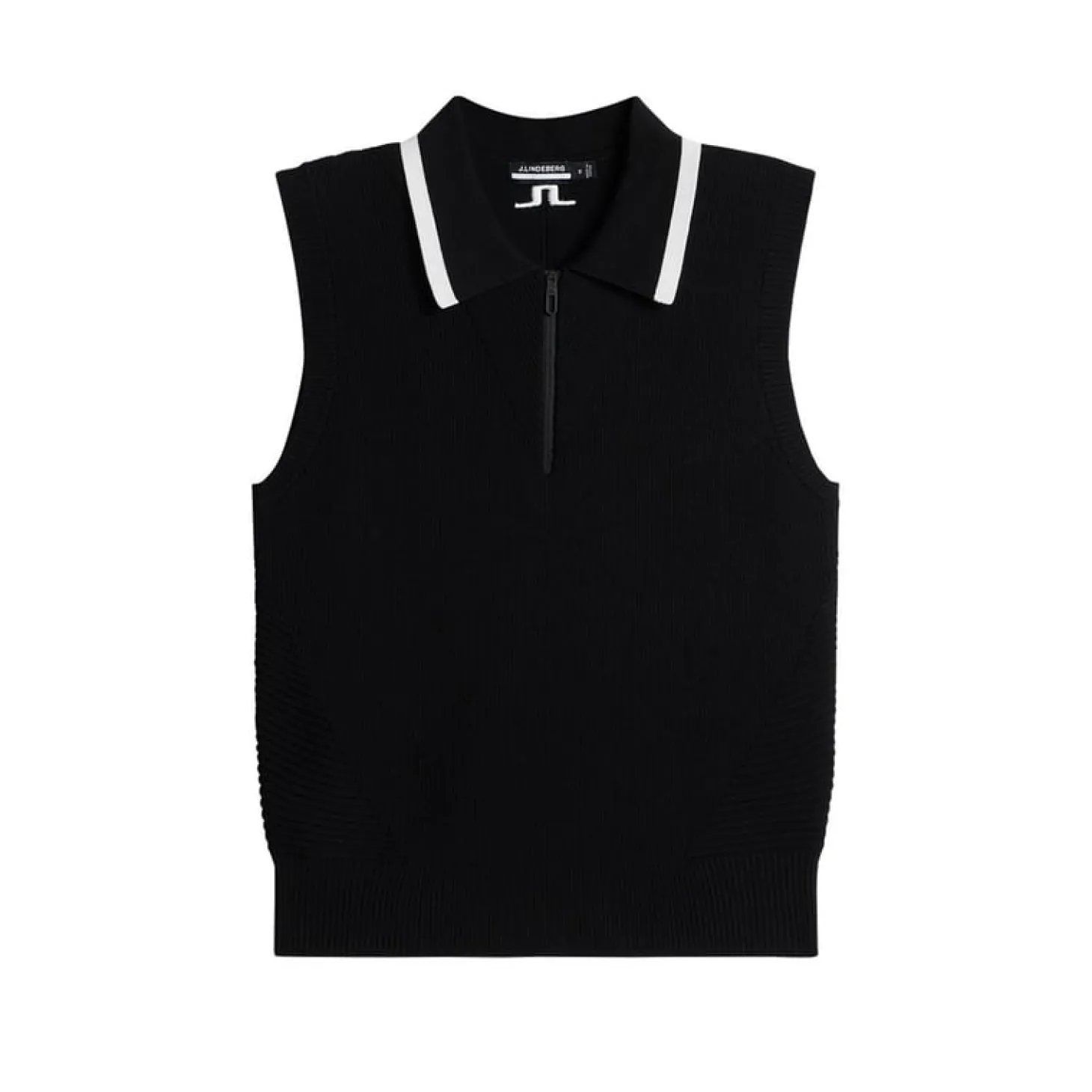 Ramona Knitted Polo Shirt Musta