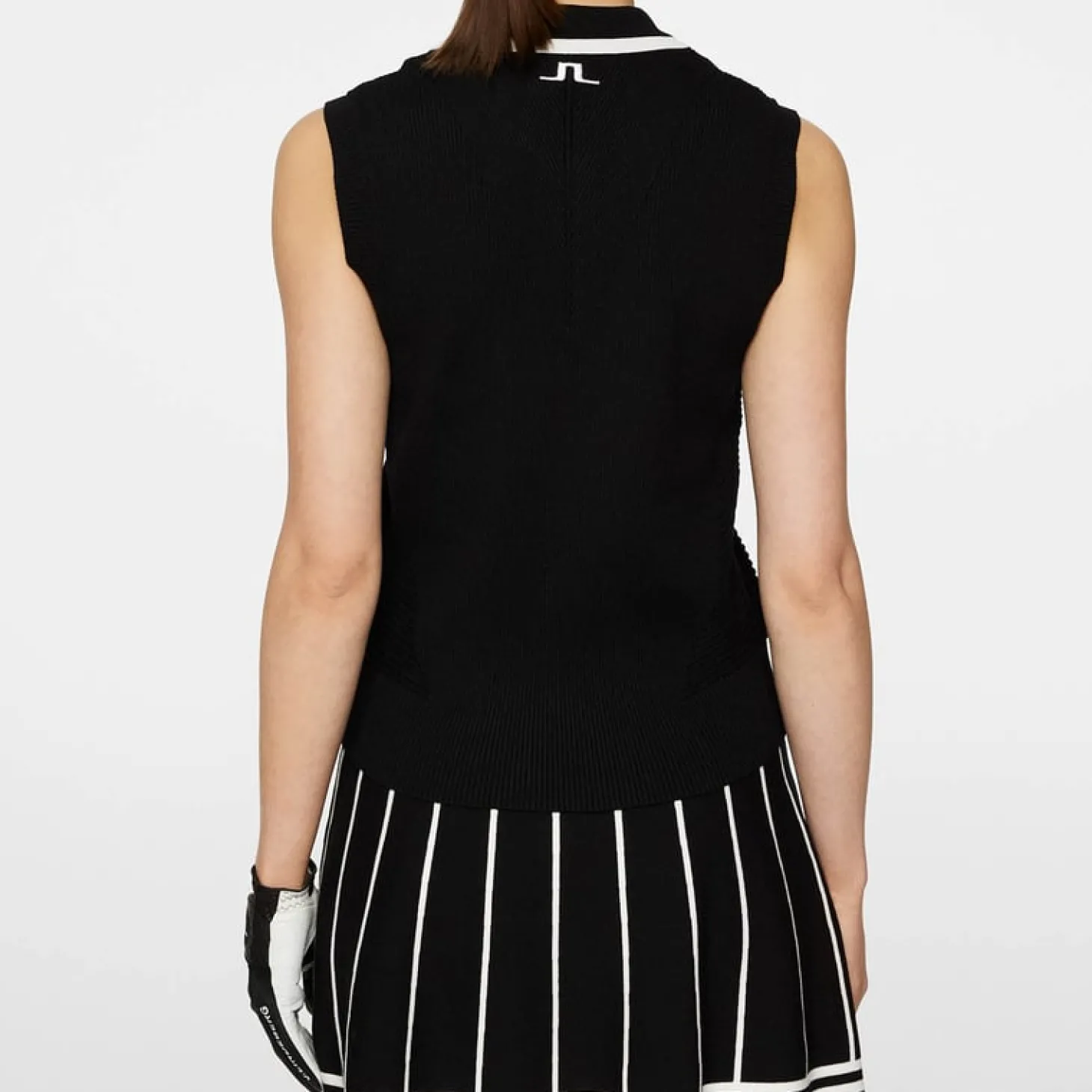 Ramona Knitted Polo Shirt Musta