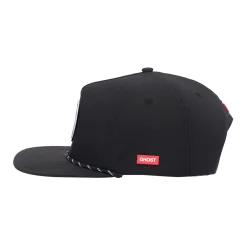 Retro Golfer Snapback Musta