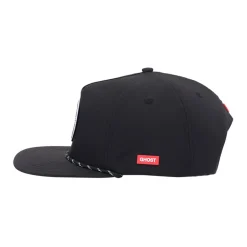 Retro Golfer Snapback Musta