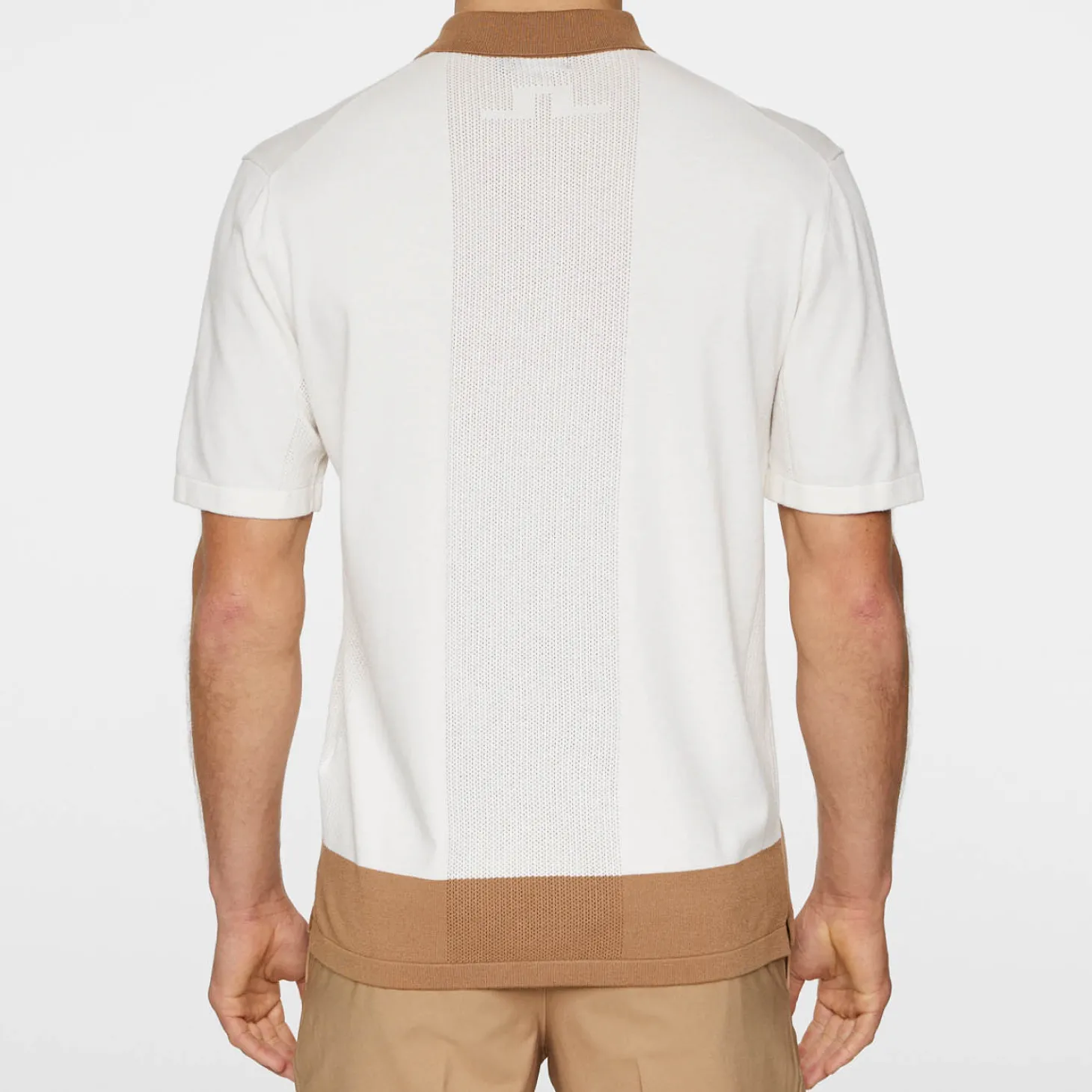 Rue Knitted Polo Shirt Valkoinen