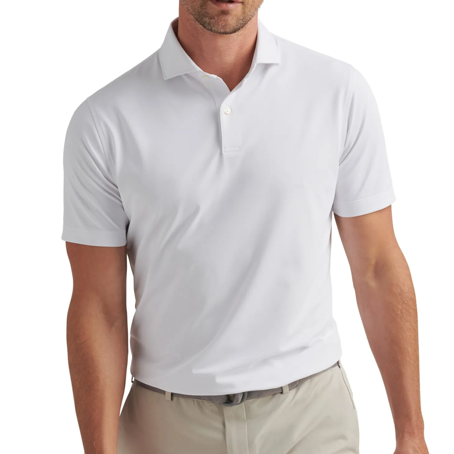 Soul Performance Mesh Polo Valkoinen