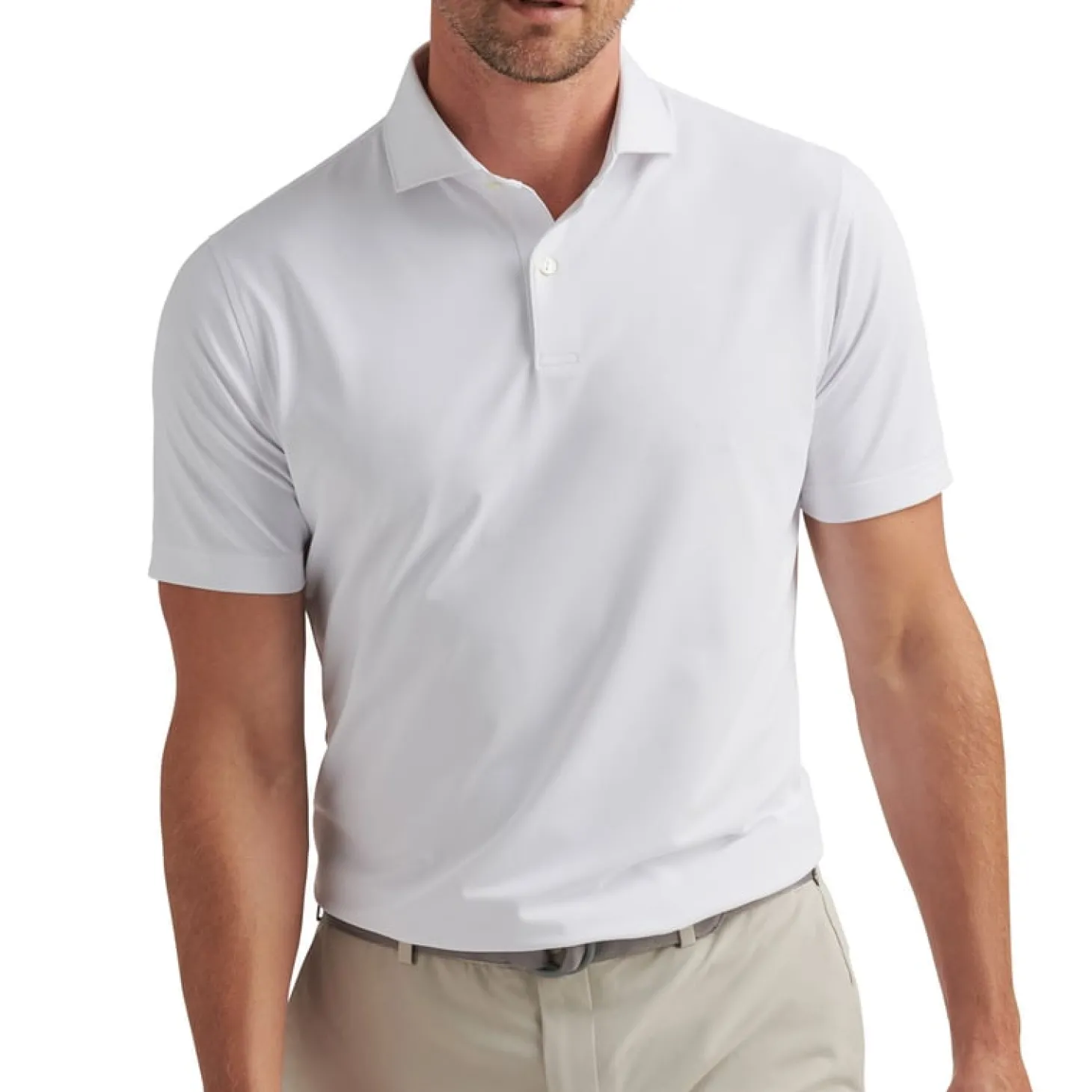 Soul Performance Mesh Polo Valkoinen