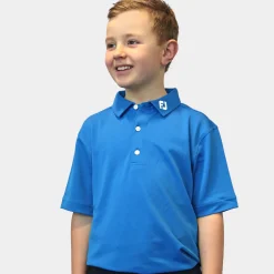 Stretch Pique JR Sininen