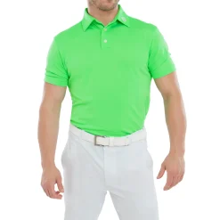 Stretch Pique Solid Vihreä
