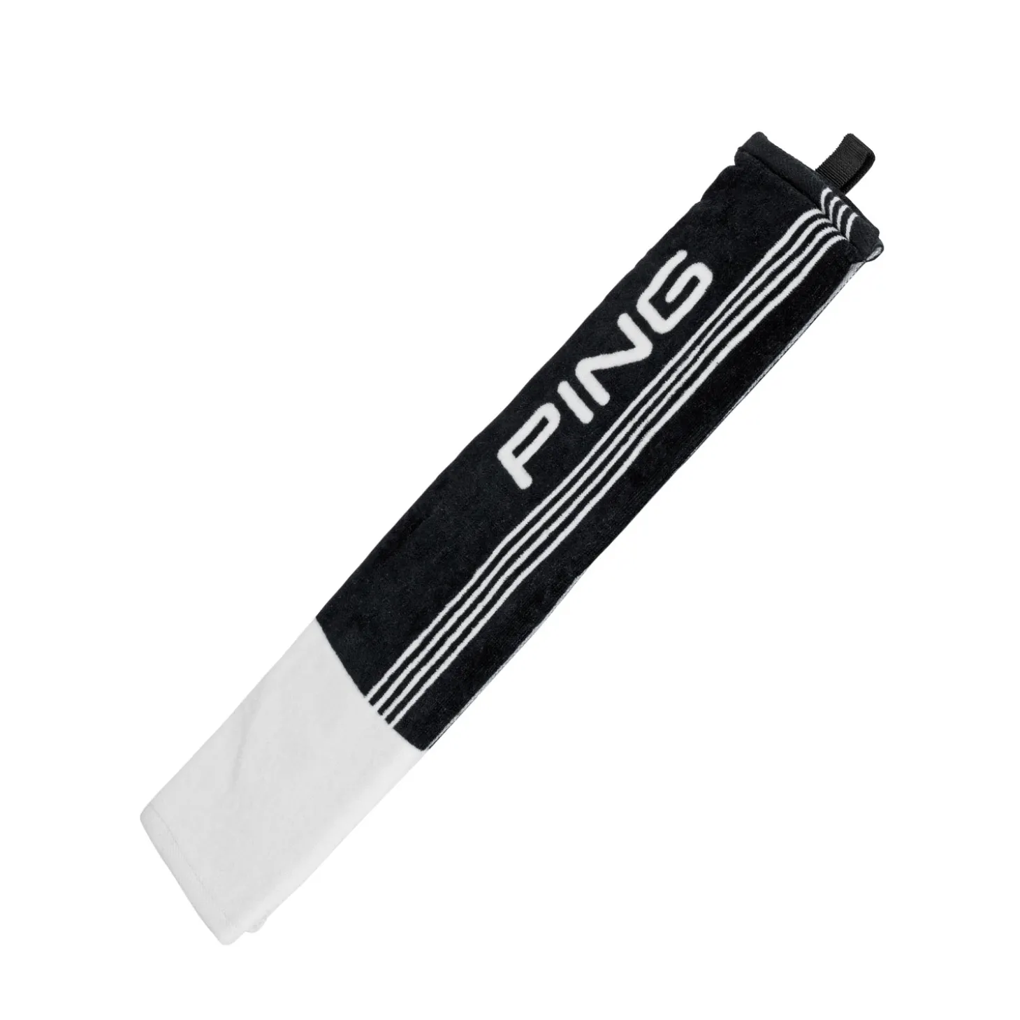 Towel Tri-fold Black/White