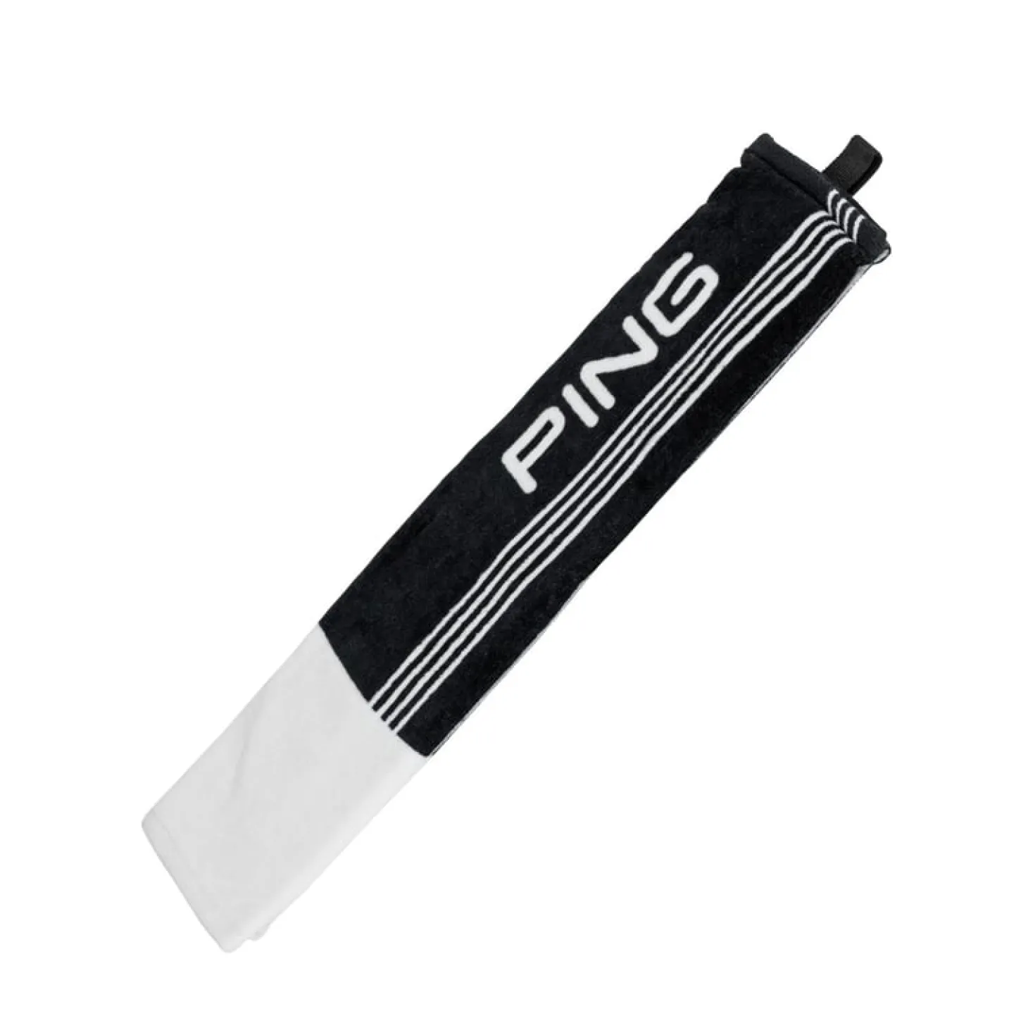 Towel Tri-fold Black/White