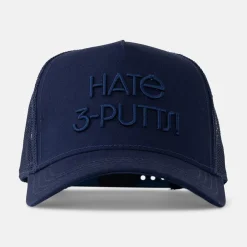 Trucker Cap 3D Hate 3-Putts Sininen