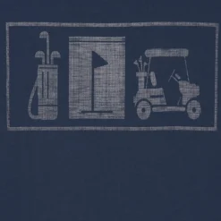 T-Shirt Graphic Crew: Sininen