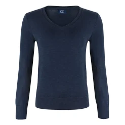 Vernon V-Neck Merino Sininen