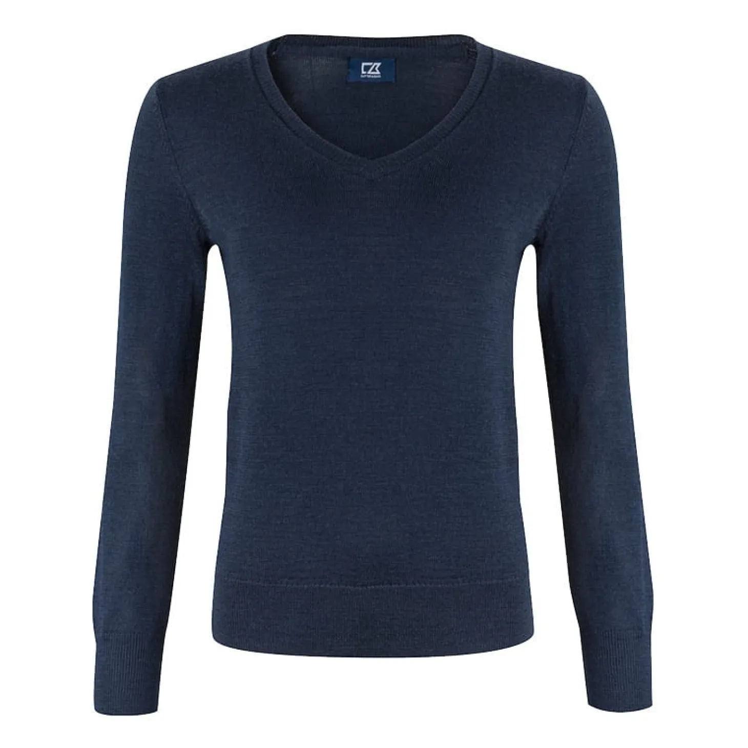 Vernon V-Neck Merino Sininen