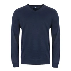 Vernon V-Neck Merino Sininen