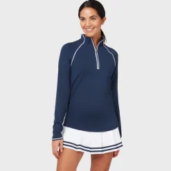 Veronica 1/4 Zip Sininen