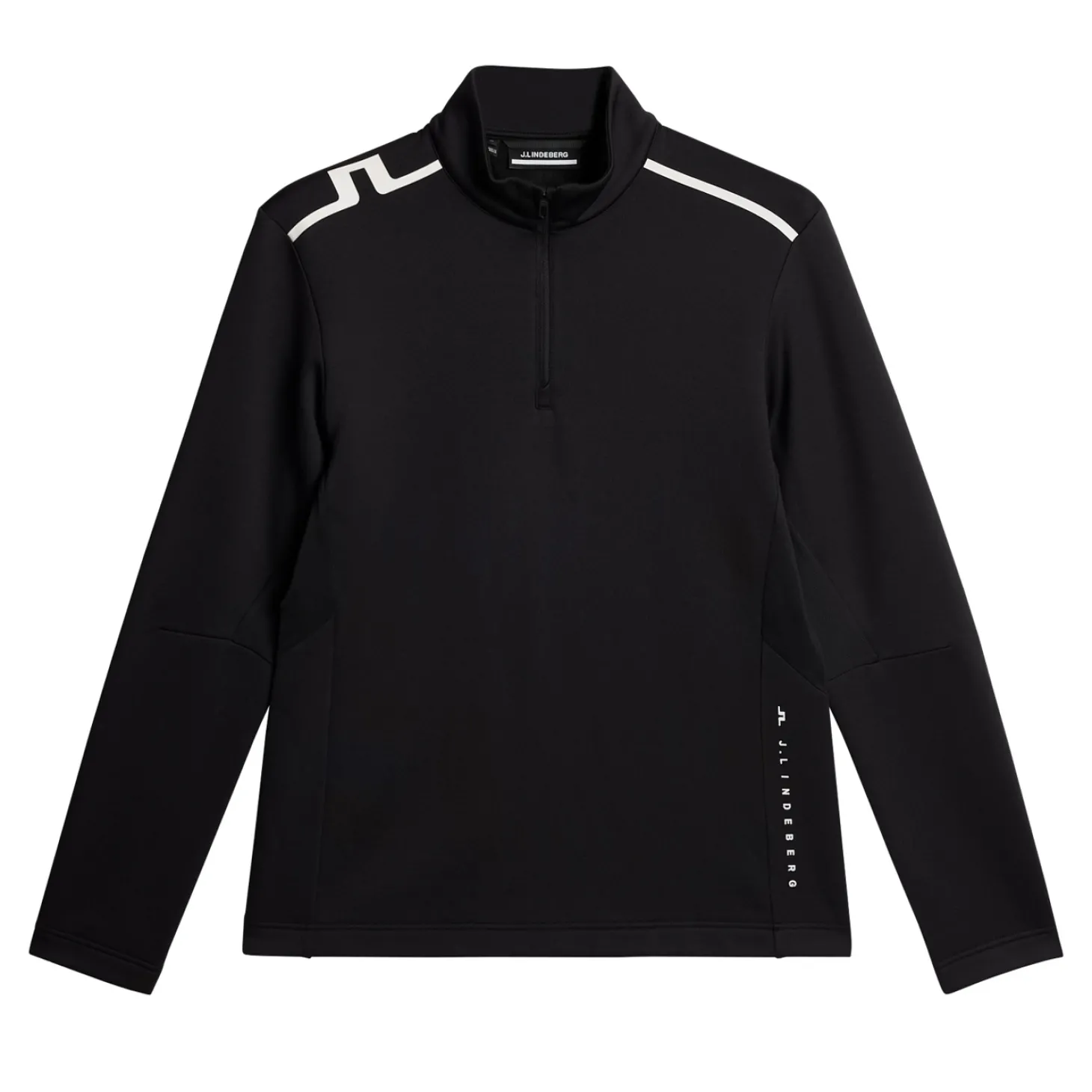 Vinnie Quarter Zip Mid Layer Musta