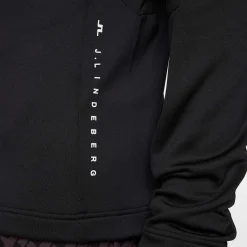 Vinnie Quarter Zip Mid Layer Musta
